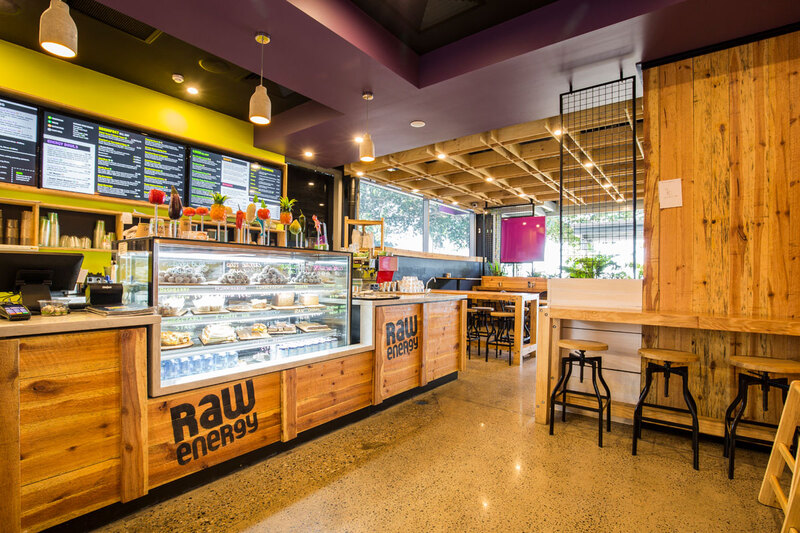 Raw Energy Retail Fitout by Hurst Constructions Townsville Queensland